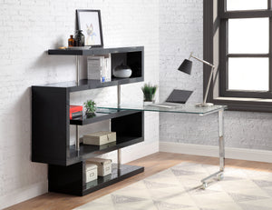 Raceloma - Writing Desk - Clear Glass