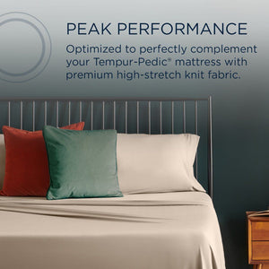 Linens - Tempur-Pedic ProPerformance Pillowcase Set - Sandstone - Queen