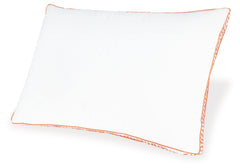 This pillow offers a cooler option for those who sleep hot. The -"pillow inside of a pillow-" combines temperature-regulating ClimaSmart technology with a gel-like fill. Use the outer cover and inner pillow together or separately to adjust to your comfort