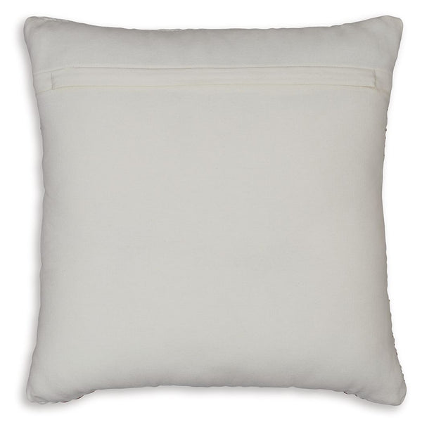 Nashlin - White / Rust - Pillow (Set of 4)
