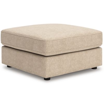 This beautifully crafted oversized accent ottoman delivers style and comfort in a big way. Upholstered in a soft yet heavyweight neutral fabric, it entices guests to sit and relax. Youâ€™ll love this ottomanâ€™s enduring flair, and the way it perfectly fi