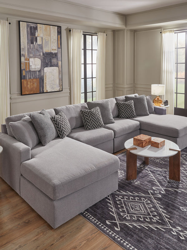 Modmax - Granite - 4-Piece Sectional With Laf And Raf Corner Chaises