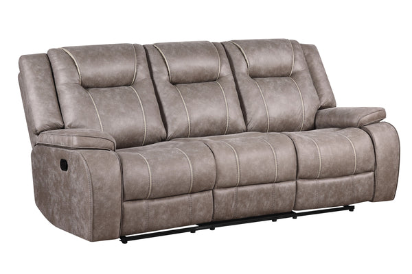 Plush, stuffed, and easy, the Blake Manual Dual-Reclining Sofa, Loveseat, and Recliner will feel at home in most any living space. Easy to clean (just wipe the high-performance fabric with a soft cloth!) and easy to operate (simply pull the latch to utili