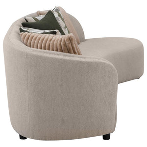Fayette - 2 Piece Upholstered Sectional Sofa - Greige