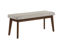 Elevate your dining space with this sleek and sophisticated dining set, designed to seamlessly blend modern elegance with mid-century inspiration. The beautifully crafted table features a warm wood finish and a unique sculptural base, adding a refined tou