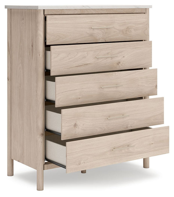 Cadmori - Two-Tone - Five Drawer Wide Chest