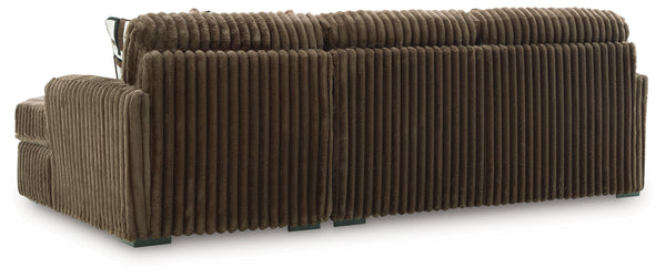 Midnight-Madness - Chocolate - 2-Piece Sectional Sofa With RAF Corner Chaise