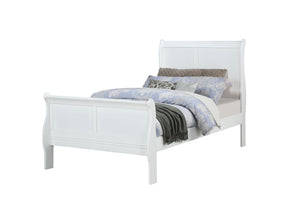 Louis Philip - Twin 5 Piece Bedroom Set - White