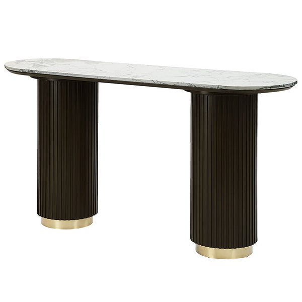  each piece is accented with sleek metal trim for added sophistication. Perfect for contemporary ho