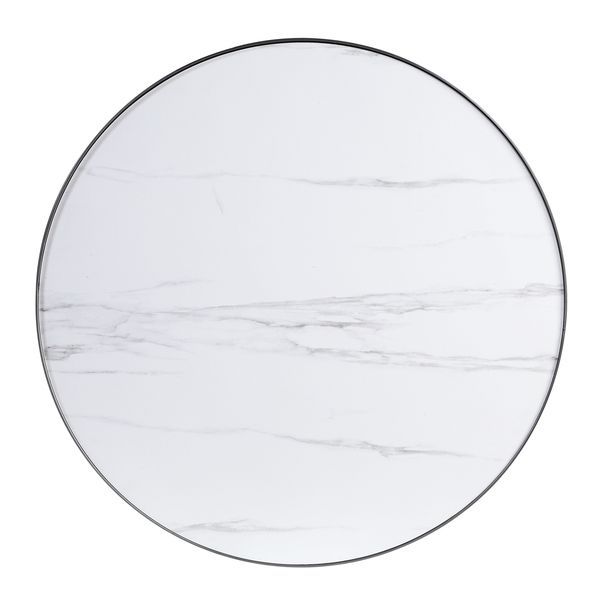 KDâ€§ Round Nesting Cocktail Tableâ€§Faux Marble Top: 20mmâ€§Stainless Steel Frame: 201 Stainless<br/><br/><b>Product Features</b><ul><li>Cultured Marble Topâ€§Stainless Steel Frame</li><li>Case: 1Set/4Ctn</li><li>Finish: Faux Marble & Mirrored Silver Fin