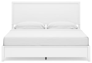 Binterglen - White - King Panel Bed