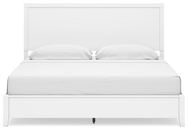 Binterglen - White - King Panel Bed