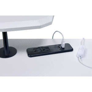 Vildre - Gaming Table - Black & White Finish