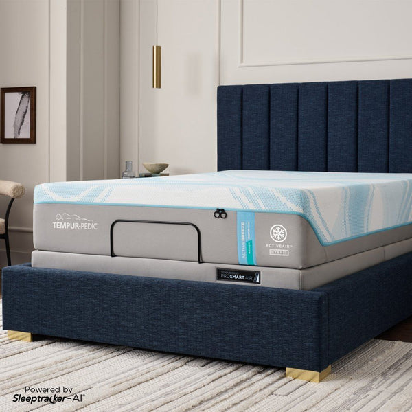 Tempur-Breeze - Tempur-ActiveBreeze Medium Hybrid Mattress - Split King