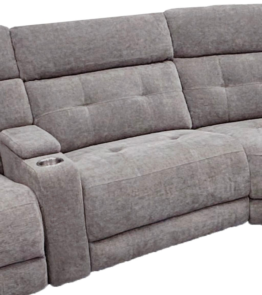 Richland - Power Armless Recliner - Bristol Gray