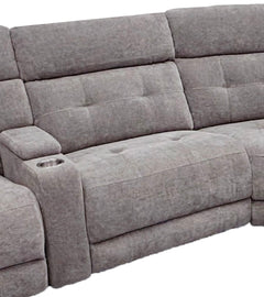 Richland - Power Armless Recliner - Bristol Gray