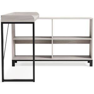 Bayflynn - White / Black - L-Desk