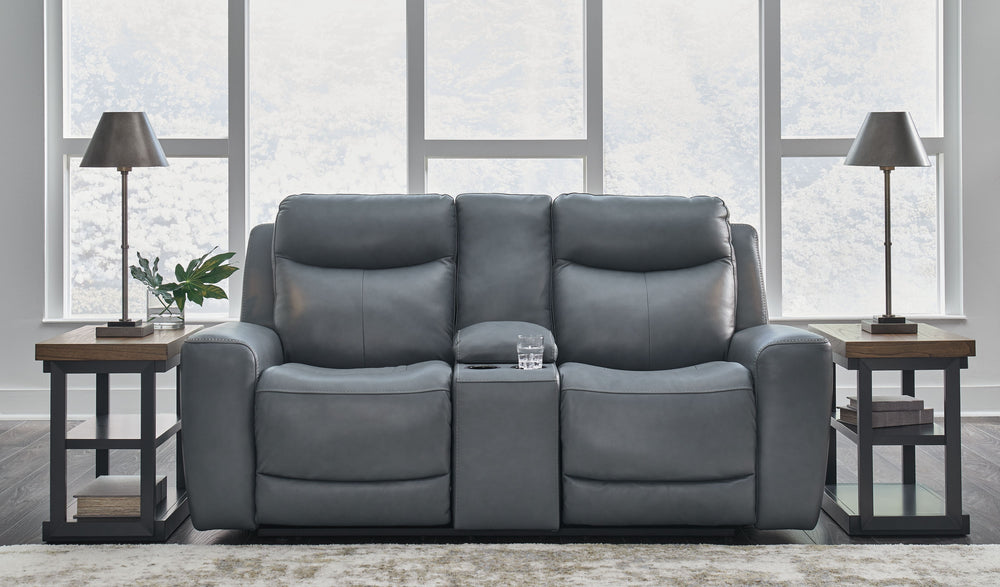 If sleek and modern is your style, this power reclining loveseat is ready to deliver a fresh look in comfort seating. With a plethora of power features and perfectly positioned scoop seating for unparalleled relaxation, this recliner will be your go-to sp