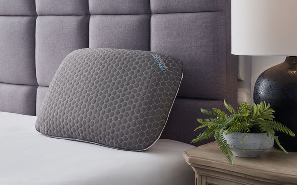 Zephyr 2.0 - Dark Gray - Graphene Contour Pillow - 28" x 17" x 5"