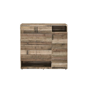 Rectangular Cabinet â€¢ Storage: 3 Doors (Inside 5 Compartments, 4 Wooden Shelves), 2 Open Compartments â€¢ Wooden Case Frame â€¢ Round Base Caps<br/><br/><b>Product Features</b><ul><li>Rectangular Cabinet</li><li>Storage: 2 Open Compartments, 3 Doors (In