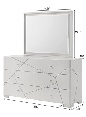 Ayla - Queen 4 Piece Bedroom Set - White