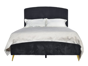 The Kailani Upholstered Panel Bed is a harmonious blend of modern design and luxurious comfort, making it a standout piece for any bedroom. This bed, which includes a headboard, footboard, side rails, and a bed slat kit, is crafted from a durable mix of s
