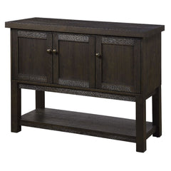 Complete your dining space with the sophisticated Haddie dining room set. This transitional group features a distressed finish with the understated styling of rustic design. The table features a sophisticated trestle base with crossbar support and grooved