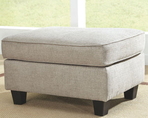 this ottoman impresses with a tailored silhouette. Designed in a warm neutral color perfect in any contemporary home. One look at this sumptuous ottoman
