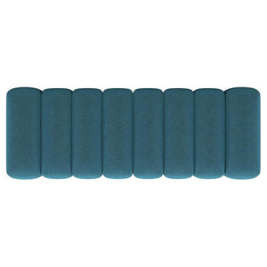 Summer - Fabric Upholstered Tufted Accent Bench - Peacock Blue