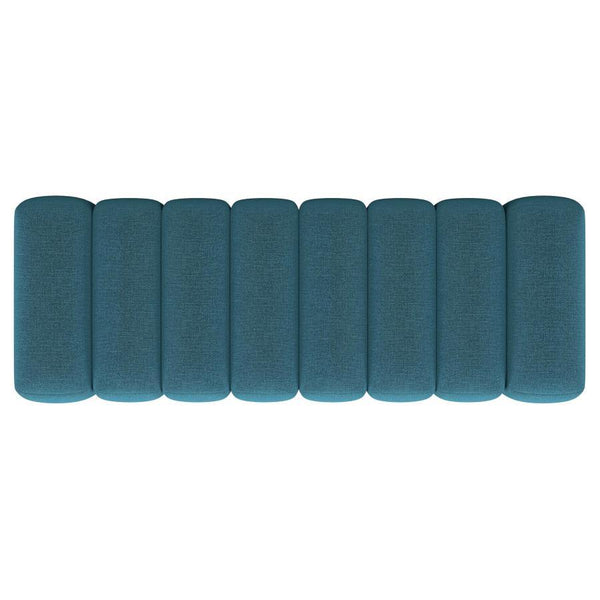 Summer - Fabric Upholstered Tufted Accent Bench - Peacock Blue