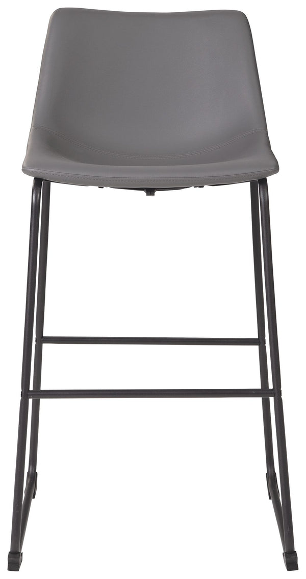 Centiar - Gray - Tall UPH Barstool (Set of 2)