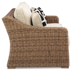 Beachcroft - Beige - Sofa with Cushion