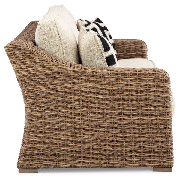 Beachcroft - Beige - Sofa with Cushion