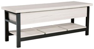 Rhyson - White - Storage Bench