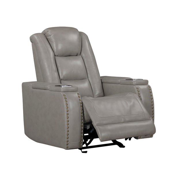  and practicality for any living space. This recliner is crafted with a combination of hardwood and manufactured woods