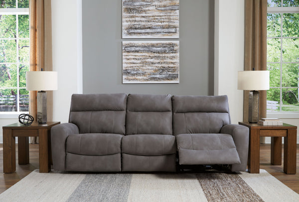 Next-Gen Durapella - Slate - 3-Piece Power Reclining Sectional Sofa
