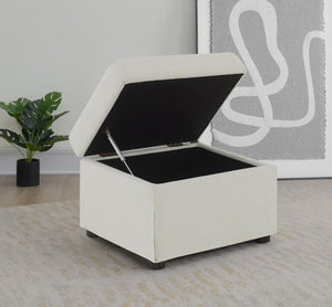  its hydraulic lift top reveals hidden storage perfect for stashing blankets