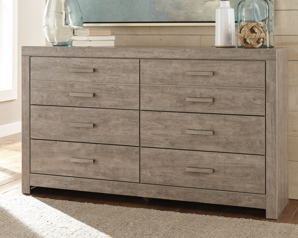 This dresser-'s weathered driftwood finish evokes such an ethereal vibeâ€”exactly what you need for your serene master suite. Clean lines and simple yet substantial hardware make for a timeless look youâ€™ll love living with for years to come. Six spaciou