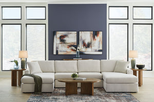 Modmax - Oyster - 4-Piece Double Chaise Sectional
