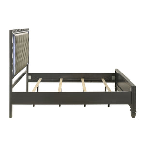 Radiance - Black - 6/6 King Bed - Dark Gray