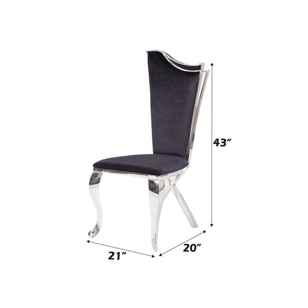 Cyrene - Side Chair (Set of 2) - Fabric & Stainless Steel