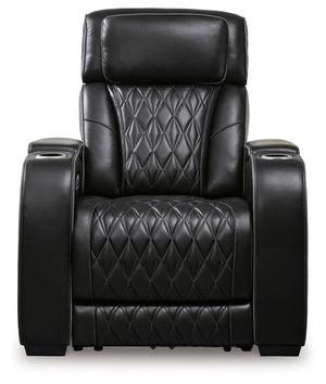 Boyington - Black - Power Recliner/ Adj Headrest