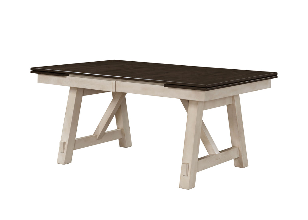 Maribelle Dining WarmGray<h4><b>Maribelle - Leg For 2158CG-T-Top - Antique White</b></h4> <table width="100%"><colgroup><col style="width: 30%"> <col style="width: 70%"> </colgroup> <tbody> <tr> <td>Dimensions</td> <td> 94.00"L x 40.00"D x 30.00"H</td> </
