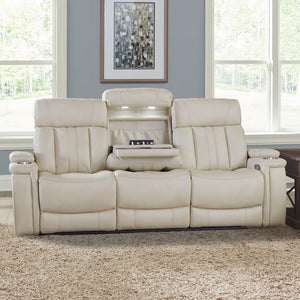 Royce - Power Reclining Sofa And Loveseat - Fantom Ivory