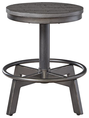 Torjin - Gray - Swivel Stool (Set of 2)