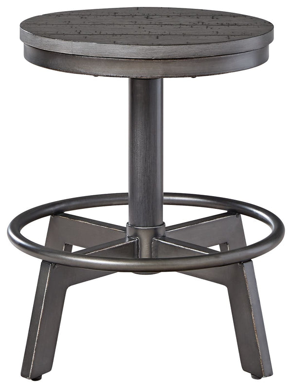 Torjin - Gray - Swivel Stool (Set of 2)