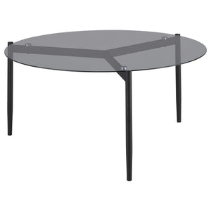  provides stability and a contemporary edge. The round design creates a welc