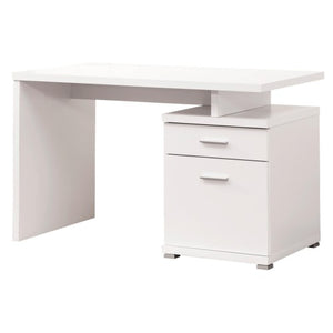 Contemporary Desk with Cabinet