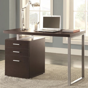 Writing Desk with File Drawer and Reversible Set-Up