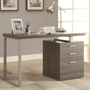 Writing Desk with File Drawer and Reversible Set-Up